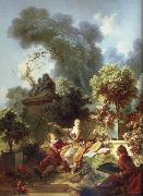 The Lover Crowned Jean-Honore Fragonard